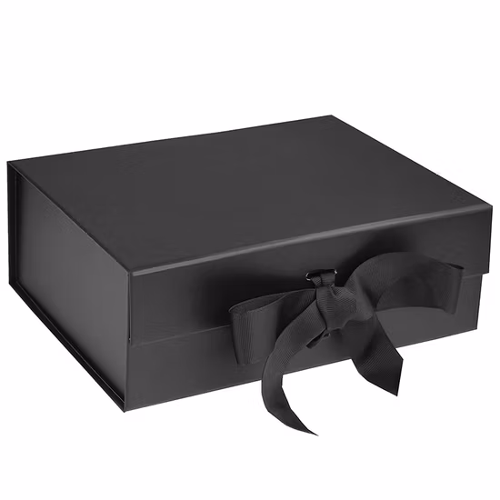 Custom High Quality Black Printing Product Shipping Packaging with Partition Insert Gift Box