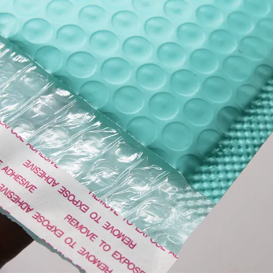 13 x 19 cm 밝은 녹색 폴리 버블 메일러